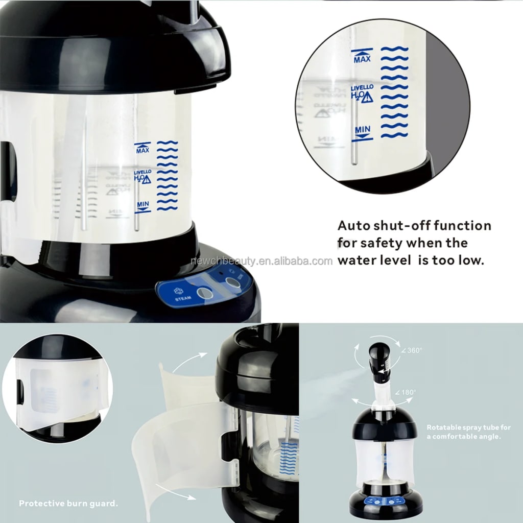 Caspvera 2 in 1 Hair and Face Steamer